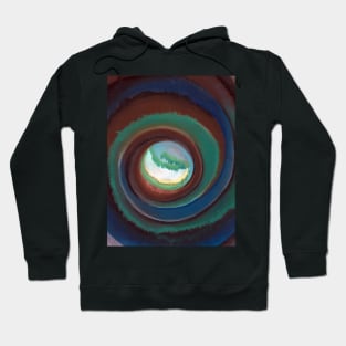 High Resolution Pond in the Woods by Georgia O'Keeffe Hoodie